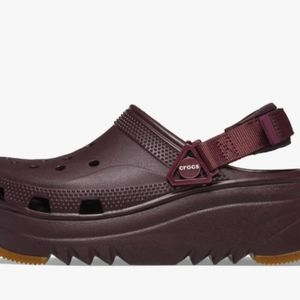 CROCS Classic Hiker Ecscape Clogs, Unisex. Size:W-8,M-6 Color: Plum